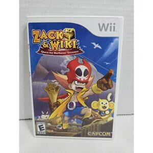 Zack & Wiki: Quest for Barbaros Treasure (Nintendo Wii) CIB with Manual Tested!